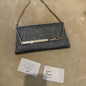 Jimmy Choo Sparkling Anthracite Clutch